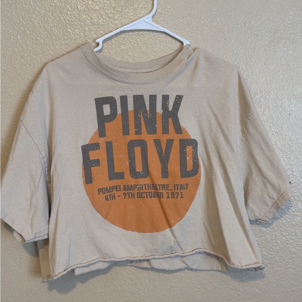 Pink Floyd Graphic Crop Top